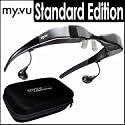 Myvu PMV-CRBK-10010-EN Crystal Personal Media Viewer Standard Edition Black Bundle With Myvu Premium Travel Case For Ipod and Iphone, Zune Media Player, Nokia N95, Archos, Gigabeat, Portable DVD Players, Camcorders, Game Systems such as Wii and Xbox etc.