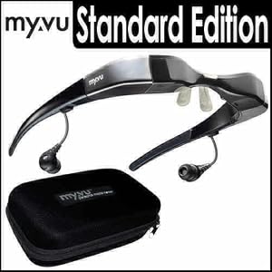 Myvu PMV-CRBK-10010-EN Crystal Personal Media Viewer Standard Edition Black Bundle With Myvu... by Myvu
