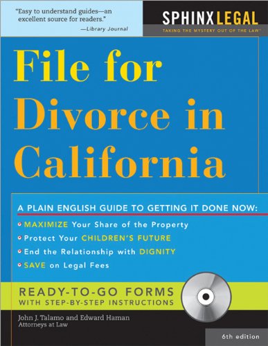 How to File for Divorce in California, 6E (Legal Survival Guides)