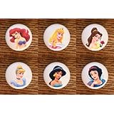 LOT DISNEY PRINCESS HEAD POSE SET DRAWER PULLS KNOBS