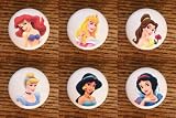 LOT (6) DISNEY PRINCESS HEAD POSE SET DRAWER PULLS KNOBS