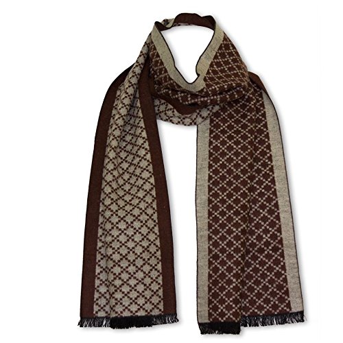 StrayKat Men's Silk Viscose Luxury Soft Reversible Scarf, Designer Gift Box, O/S