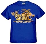 Del Boca Vista T-Shirt :: The Retirement Community From Seinfeld (Royal Blue) #29 / #1272