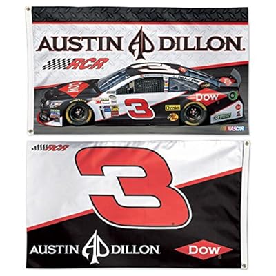 NASCAR Austin Dillon WCR82233015 2 Sided Flag, 3' x 5'