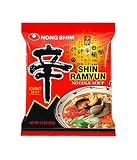Nong Shim Shin Noodle Ramyun, Gourmet Spicy Picante, 4.2-OuncePackages (Pack of 30) by Nong Shim Sale