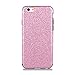 iPhone 6 / iPhone 6S Case Cover,HESPLUS Glitter Bling Anti-Shock Soft Gel Flexible TPU Rubber Case for iPhone 6 / iPhone 6S 4.7 Inch - HotPink