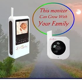 Home Sentry Interference Free Digital Monitor From Safe Baby. Auto Switching Multi-Camera Capability