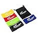 Jaguarro Fitness Experts Exercise Resistance Loop Bands - Set of 5 Multicolor Fitness Bands - Carry Bag and eBook