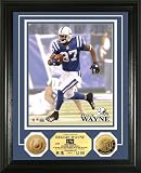 Highland Mint NFL Indianapolis Colts Reggie Wayne 24KT Gold Coin Photomint