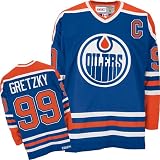 Wayne Gretzky Blue Reebok Heroes of Hockey Edmonton Oilers Jersey