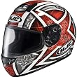 HJC Daggar Men's CS-R1 Road Race Motorcycle Helmet w/ Free B&F Heart Sticker Bundle - MC-1