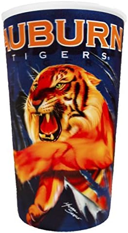 NCAA Auburn Tigers 22oz 3D Holographic Cup 2 Pack