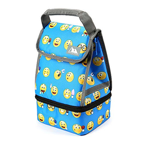 Arctic Zone Emoji Kids Dual Compartment Insulated Lunch Bag