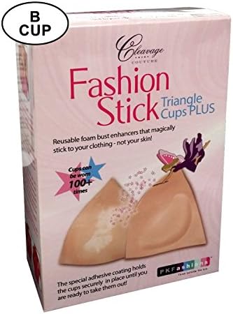 Cleavage Couture Fashion Stick Triangle Cups Plus -B Cup