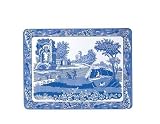 Spode Blue Italian 16-by-12-Inch Rectangular Place Mats, Set of 4