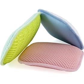  The Accidental Housewife Micro Fiber Sponges, Set of 3