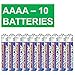 ACDelco 10-Count AAAA Batteries, Maximum Power Super Alkaline Battery, Use for Glucose Meters and Blood Monitors, 5-Year Shelf Life