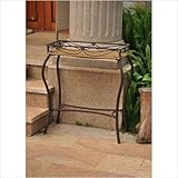 IMAGE OF Valencia Double Wicker Resin Plant Stand