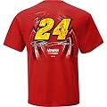 Jeff Gordon #24 3M NASCAR Adult Speedbolt T-Shirt-Red