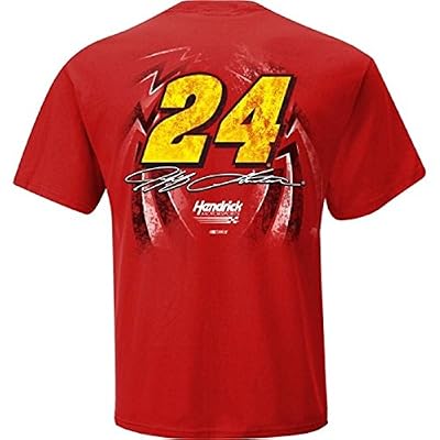 Jeff Gordon #24 3M NASCAR Adult Speedbolt T-Shirt-Red