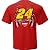 Jeff Gordon #24 NASCAR Youth 3M Speedbolt Jr T-Shirt-Red