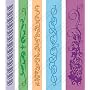 Cuttlebug Embossing Folder Border Set 5/Pkg, Organic