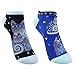 Women's K Bell, Laurel Burch Indigo Cats 2 Pair Socks