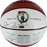 Paul Pierce Signed Celtics 2008 Champions White Panel Basketball