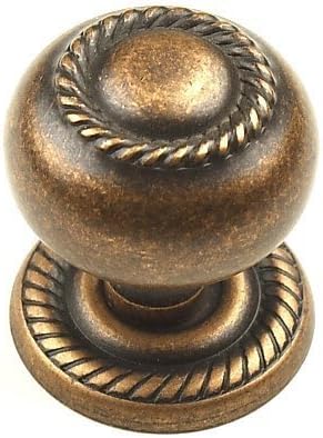 Century Hardware 15056-AC Saturn Hollow Brass Knob Cabinet, Copper by ATG Stores