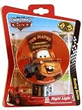 Disney's World of Cars Tow Mater Lighting McQueen Racing Series Night Light for Bedrooms, Bathrooms