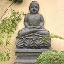 Buddha Sandstone Wall Fountain