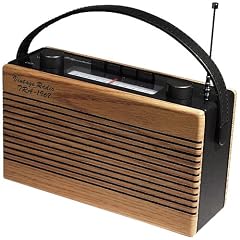 Roadstar TRA-1967/BK tragbares Radio mit Netz-Batteriebetrieb (16 Watt) schwarz