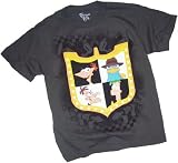 Phineas & Ferb Battle Crest Youth T-Shirt