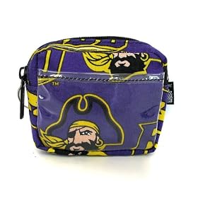 ECU East Carolina University Pirates Micro Purse Coin Key ID and Money Tote for Him Father's Day Gift Fathers Gifts for Dad Her Men Man Women Ladies Students, Mp3, Digital Cameras, Running Accessories Travel Gifts and Gift Ideas Top Rated