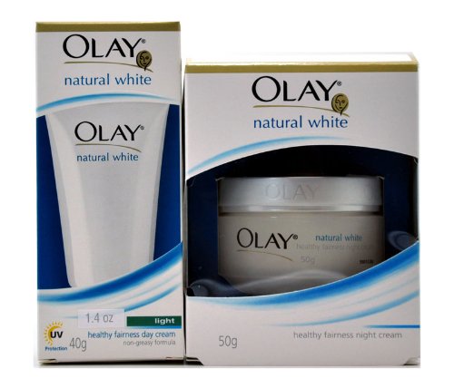 Olay Natural White Healthy Fairness Light Day Cream 40 G & Night Cream 50 G Set