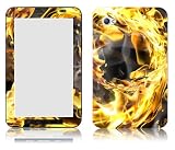 Bundle Monster Samsung Galaxy Tab 7.0 Vinyl Skin Cover Art Decal Sticker Protector Accessories - Ring of Fire