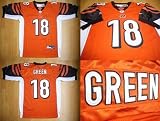 2011 NFL Draft Jerseys Cincinnati Bengals #18 A.J. Green Authentic Football Orange Jersey Size 48-56