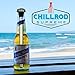 Chillrod Supreme Premium Beer Chillers: Finest new beverage coolers, fun & unique gifts men love! Top college graduation gifts for men. Great retirement, birthday & husband gifts for pool, beach & BBQ
