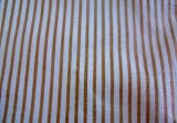 Holiday Christmas, White Gold Organza Striped Martha Stewart Placemat