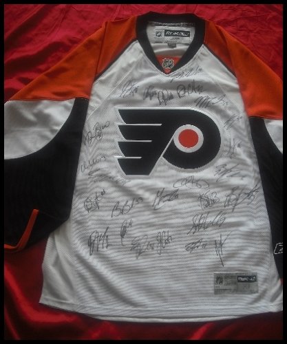Philadelphia Flyers Autographed/Hand Signed Jersey