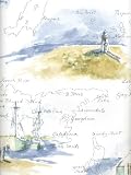 Wallpaper Key Ralph Lauren Family Places Collection Sand Bank - Navy LWP62222W