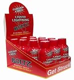 Liquid Lightning Boltz Sugar Free Energyshot, 2-Ounce Cans (Pack of 12)