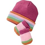 SmartWool Banner Stripe Set - Toddler and Infants' Azalea, 6/12M