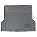 MotorTrend Premium Odorless Heavy Duty Trimmable High Grade Rubber Cargo Floor Mat (Gray) (43.2