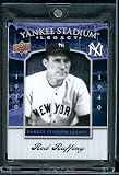 2008 Upper Deck Yankee Stadium Legacy Collection # 12 Red Ruffing - New York Yankees - Limited Edition MLB Baseball Card in Protective Screw Down Display Case!