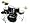 New Drum Set Black 5-Piece Complete Full Size with Cymbals Stands Stool Sticks