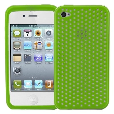Logotrans Net Series Silikon Schutzh&uuml;lle f&uuml;r Apple iPhone 4 gr&uuml;n Preisvergleich