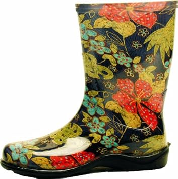 Sloggers 5002BK08 Women Midsummer Tallboot Size-8 Black
