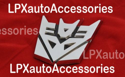 Transformers Decepticon 3d Car Chrome Emblem