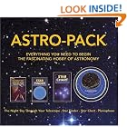 Click here to buy Astro-Pack all you need to know for Astronomy hobby, contains Star Finder, Star Chart, Night Sky and Planisphere in a... by  Robin Scagell.